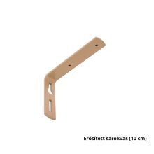 DecoLino két soros, előlapos, matt-bronz alu-karnis, max. 140 cm