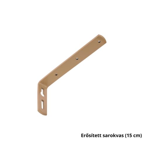 DecoLino két soros, előlapos, matt-bronz alu-karnis, max. 140 cm