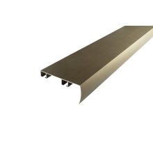 DecoLino két soros, előlapos, matt-bronz alu-karnis, max. 140 cm