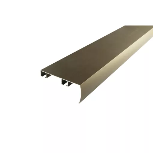 DecoLino két soros, előlapos, matt-bronz alu-karnis, max. 180 cm