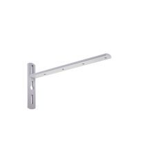 DecoLino két soros, előlapos, fényes szürke alu-karnis, max. 120 cm