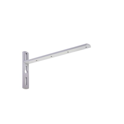 DecoLino két soros, előlapos, fényes, szürke alu-karnis, max. 160 cm