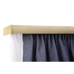   DecoLino két soros, előlapos, pezsgő alu-karnis, max. 240 cm