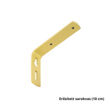 DecoLino két soros, előlapos, pezsgő alu-karnis, max. 240 cm