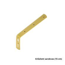 DecoLino két soros, előlapos, pezsgő alu-karnis, max. 240 cm