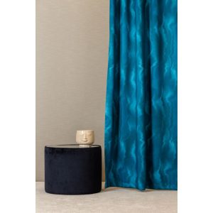 Delhi - türkizkék és türkizzöld, batikolt dim out