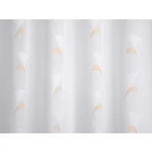  Dolly - fehér voile, bézs indamintával, max. 175 cm magas