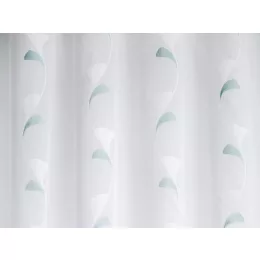    Dolly - fehér voile, zöld indamintával, max. 290 cm magas