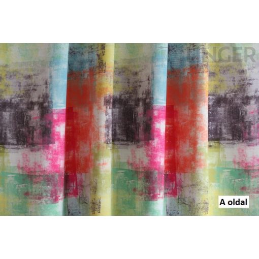 Double - kétoldalas dim out, színes, absztrakt mintával