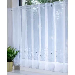    Garadna - hímzett, aplikált, fehér szablé, ág- és levélmintával, 60 cm magas