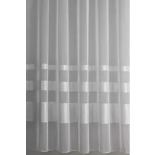 H3/1716 - fehér, bordűrösen hímzett tüll, max. 275 cm magas