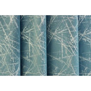 Joy - sötét türkizkék, bársony hatású dekor