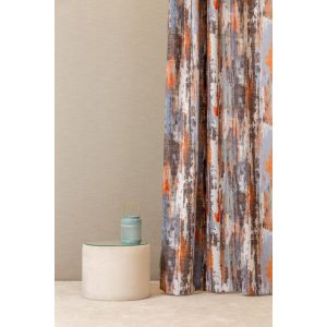 London - narancssárga és szürke, mintás dim out