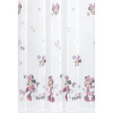  Minnie/C/02 - fehér voile, színes, "Minnie egér" mintával, max. 175 cm magas