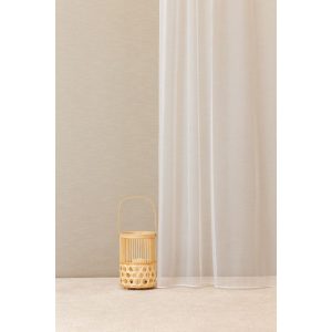    Mirabella - fehér, minta nélküli szablé, max. 290 cm magas