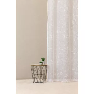 Ozora - szórt mintás fehér jacquard, max. 275 cm magas