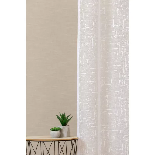 Ozora - szórt mintás fehér jacquard, max. 275 cm magas