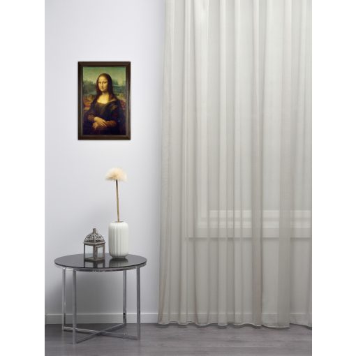  Perla - drapp, vasaláskönnyített voile, max. 295 cm magas