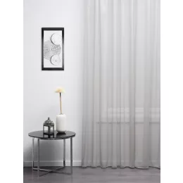    Perla - világos szürke, vasaláskönnyített voile, max. 295 cm magas