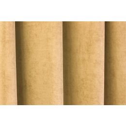 Ramon - mustársárga, bársonyos dekor