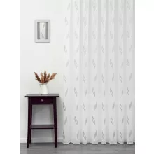  Rosa - fehér voile szürke indamintával, max. 175 cm magas