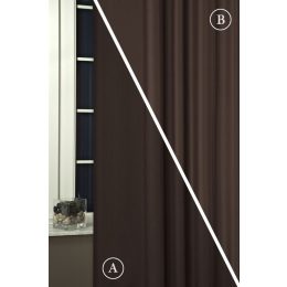 Rusztik - kétoldalas, sötétbarna dim out