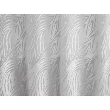 Sandra - szürke organza, levélmintával, max. 295 cm magas