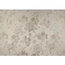 Serafina Bloom - fényes, bézs színű, virágmintás dekor 