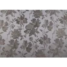 Serafina Bloom - fényes, ezüst színű, virágmintás dekor 