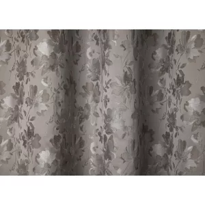  Serafina Bloom - fényes, barnásszürke, virágmintás dekor 