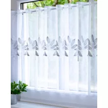  Szinva - hímzett, fehér szablé, ezüst levélmintával, 60 cm magas