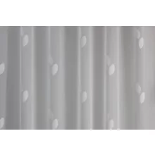  Tiria - fehér, levélmintás voile, max. 290 cm magas
